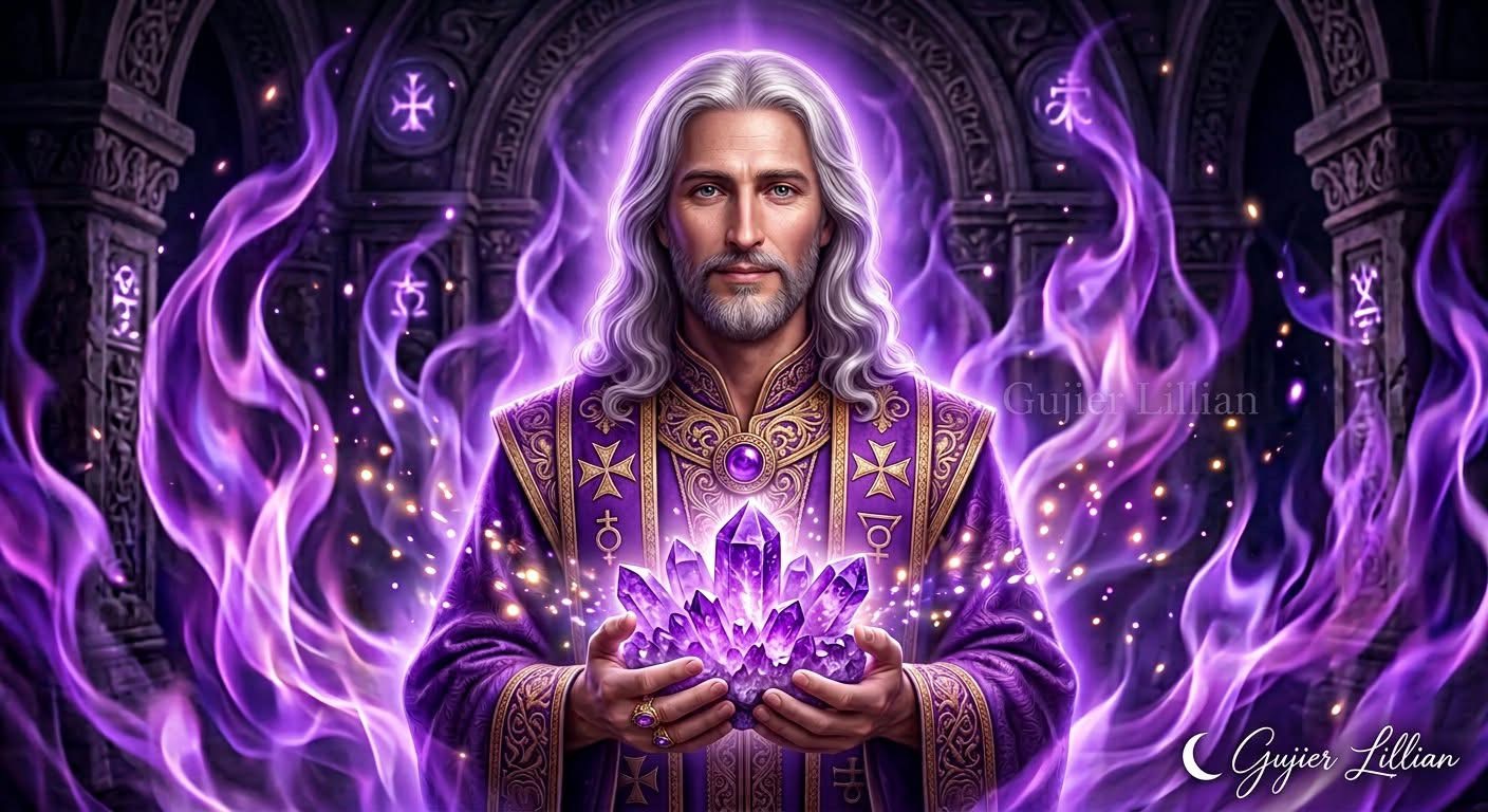 聖哲曼大師以紫色火焰的祝福